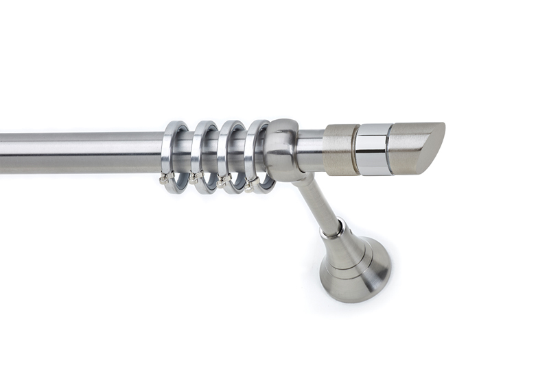 Anartisi - ΣΗΜΑΝΤΙΚΟ: Σε περίπτωση διαφοράς τιμής από το κατάστημα ισχύει παντα και μόνο η τιμή του καταστήματος Anartisi Κουρτινόξυλο Φ25 Νίκελ Σατινέ S25